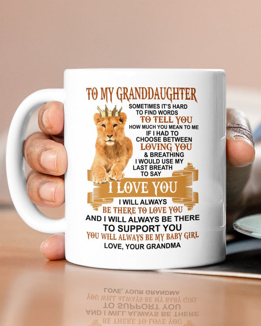 TO GRANDDAUGHTER MUG 01 - GIFT FROM GRANDMA - NINA00