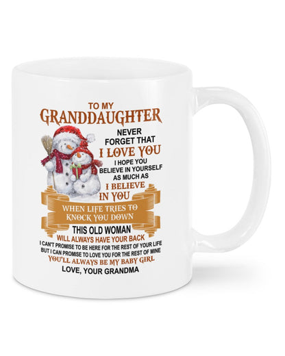 TO GRANDDAUGHTER MUG 03 - GIFT FROM GRANDMA - NINA00