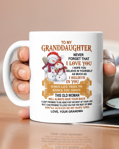 TO GRANDDAUGHTER MUG 03 - GIFT FROM GRANDMA - NINA00