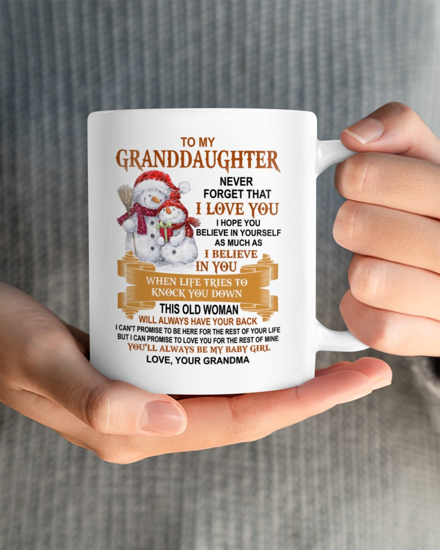 TO GRANDDAUGHTER MUG 03 - GIFT FROM GRANDMA - NINA00