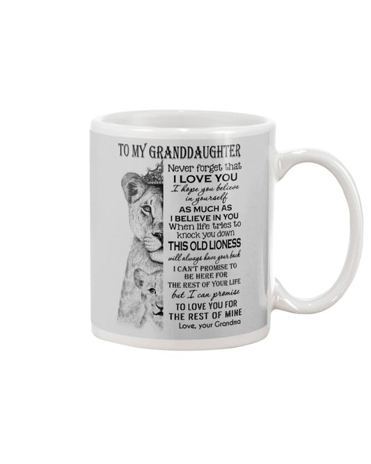 TO GRANDDAUGHTER MUG 04 - GIFT FROM GRANDMA - NINA00