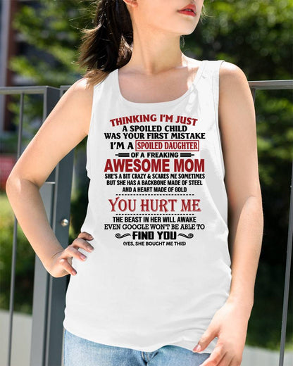 TO MY DAUGHTER - SPOILED DAUGHTER - PERFECT GIFT FOR DAUGHTER - GIFT FROM MOM - NINA00 (SKU10-151-00)