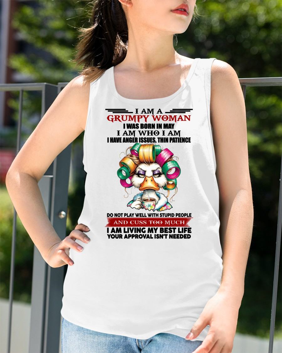 MAY - GRUMPY WOMAN - BIRTHDAY SHIRT FOR WOMEN - FMA / NINA05 (SKU26T-01-22-05)