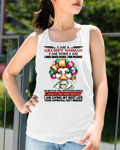 GRUMPY WOMAN - BIRTHDAY SHIRT FOR WOMEN - FMA / NINA00 (SKU26T-01-22-00)