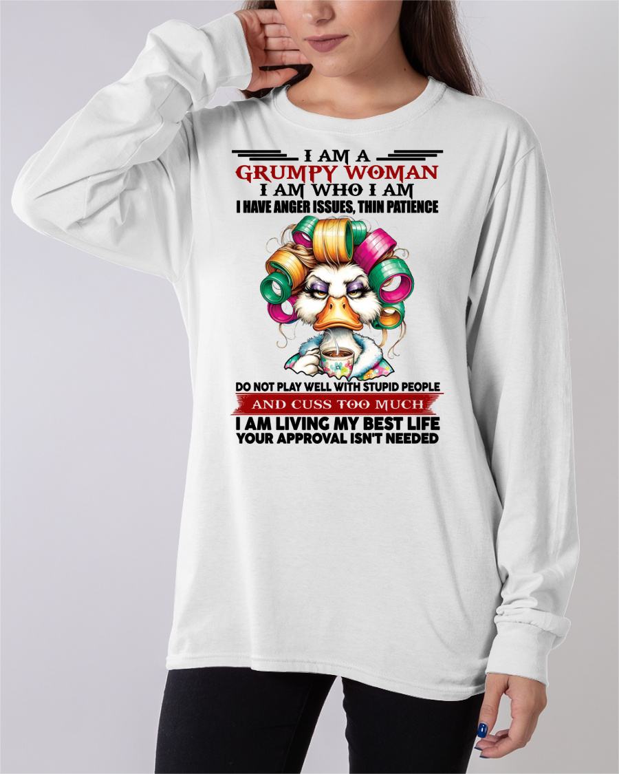 GRUMPY WOMAN - BIRTHDAY SHIRT FOR WOMEN - FMA / NINA00 (SKU26T-01-22-00)