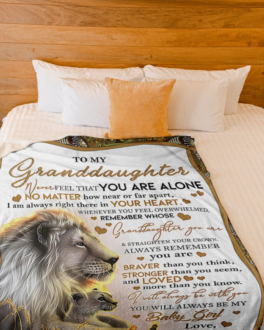 BLANKET FOR GRANDDAUGHTER – COMFORT & WARMTH GIFT FROM GRANDPA  Sherpa Fleece Quilt Blanket NINA00 (SKUB11-54)