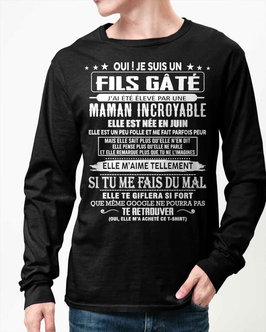 JUIN - FILS GÂTÉ – CADEAU DE MAMAN - NINA06 (SKU26T-0172-06)