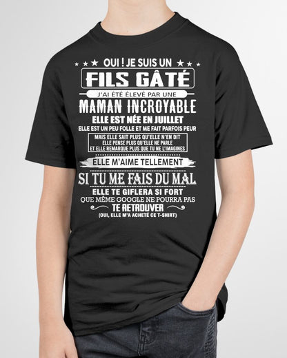 JUILLET - FILS GÂTÉ – CADEAU DE MAMAN - NINA07 (SKU26T-0172-07)