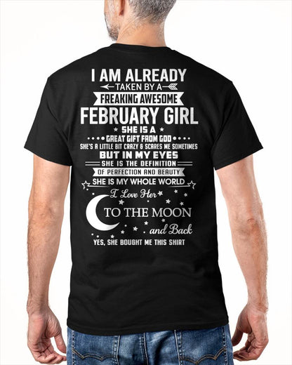 FEBRUARY - SHE IS MY WHOLE WORLD I LOVE HER TO THE MOON AND BACK - FROM WIFE - NINA02 (SKU2602-71-02)