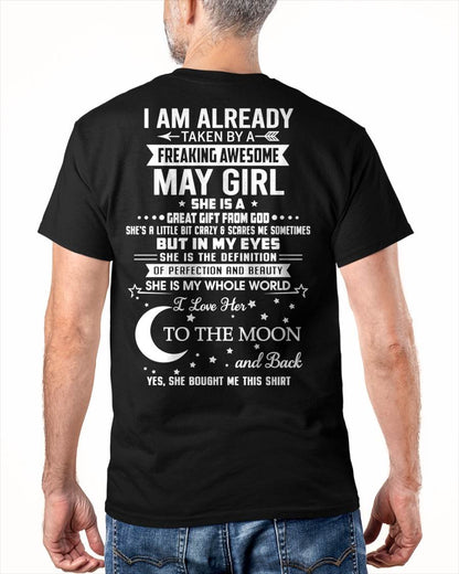 MAY - SHE IS MY WHOLE WORLD I LOVE HER TO THE MOON AND BACK - FROM WIFE - NINA05 (SKU2602-71-05)