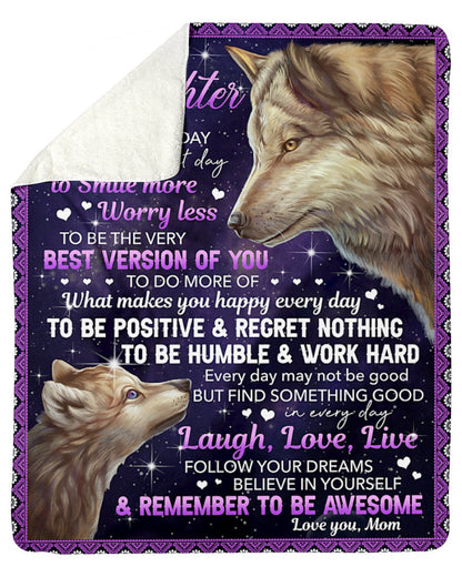 Special blanket for Daughter - From Mom blanket