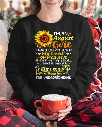AUGUST - I WAS BORN WITH MY HEART ON MY SLEEVE - FMA - NINA08 (SKU2605-28-08)