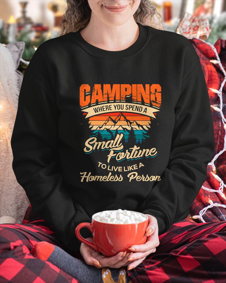 Funny Camping Gifts with Sayings for Campers Camp - Camping T-Shirt (SKUNINA - C03)