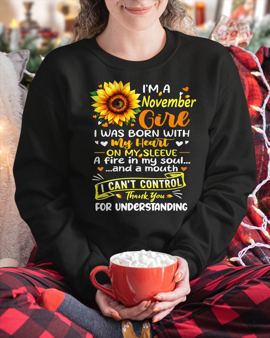 NOVEMBER - I WAS BORN WITH MY HEART ON MY SLEEVE - FMA - NINA11 (SKU2605-28-11)