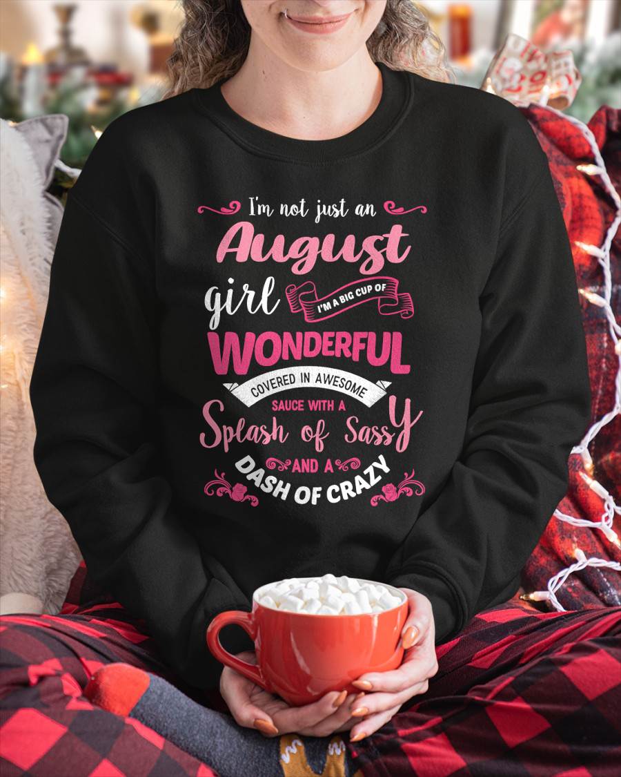 AUGUST - I'M A BIG CUP OF WONDERFUL COVERED IN AWESOME - FMA - NINA08 (SKU2603-37-08)