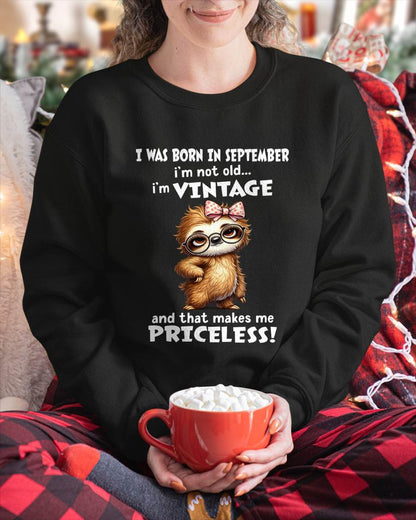 SEPTEMBER - I'M NOT OLD I'M VINTAGE AND THAT MAKES ME PRICELESS - FMA - NINA09 (SKU2604-92-09)