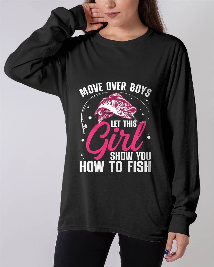 Funny Fishing Design for Girls Women Fisherman Fishing Lover T-Shirt (SKUNINA- F03)