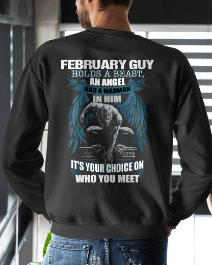 FEBRUARY - IT'S YOUR CHOICE ON WHO YOU MEET - MAN TEE - NINA02 (SKU26T-01-47-02)