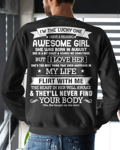 AUGUST – SHE’S THE BEST THING THAT EVER HAPPENED IN MY LIFE - FROM WIFE - NINA08 (SKU26T-01280-08)