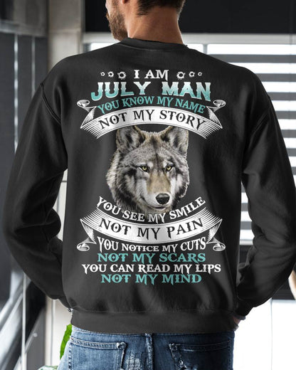 JULY - YOU NOTICE MY CUTS NOT MY SCARS YOU CAN READ MY LIPS NOT MY MIND - MAN TEE - NINA07 (SKU26T-01182-07)