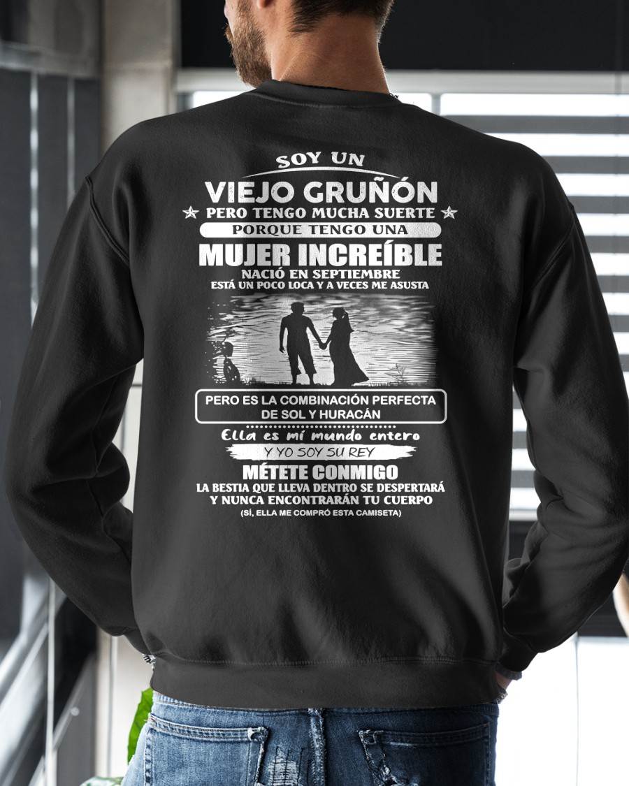 SEPTIEMBRE - SOY UN VIEJO GRUÑÓN - Regalo especial para tu novio o esposo - NINA09 (SKU2604-270-09)