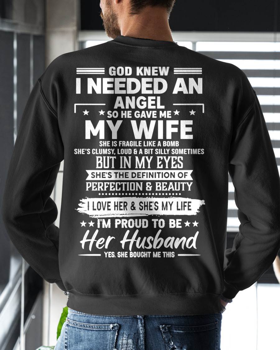 IN MY EYES SHE'S THE DEFINITION OF PERFECTION & BEAUTY I LOVE HER & SHE'S MY LIFE - FROM WIFE - NINA00 (SKU26T-01171-00)