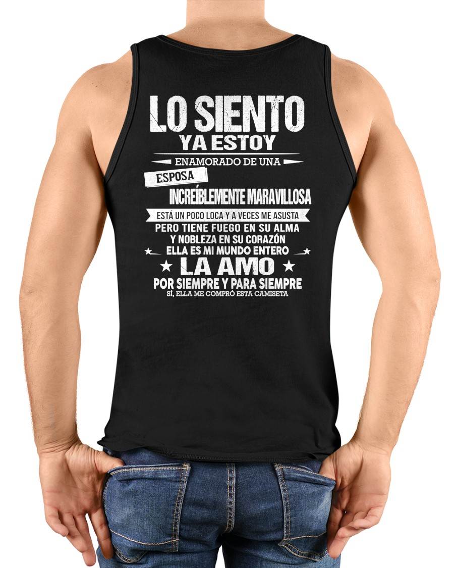 YA ESTOY ENAMORADO DE UNA ESPOSA INCREÍBLEMENTE MARAVILLOSA - Regalo especial para tu novio o esposo - NINA00 (SKU2605-328-00)