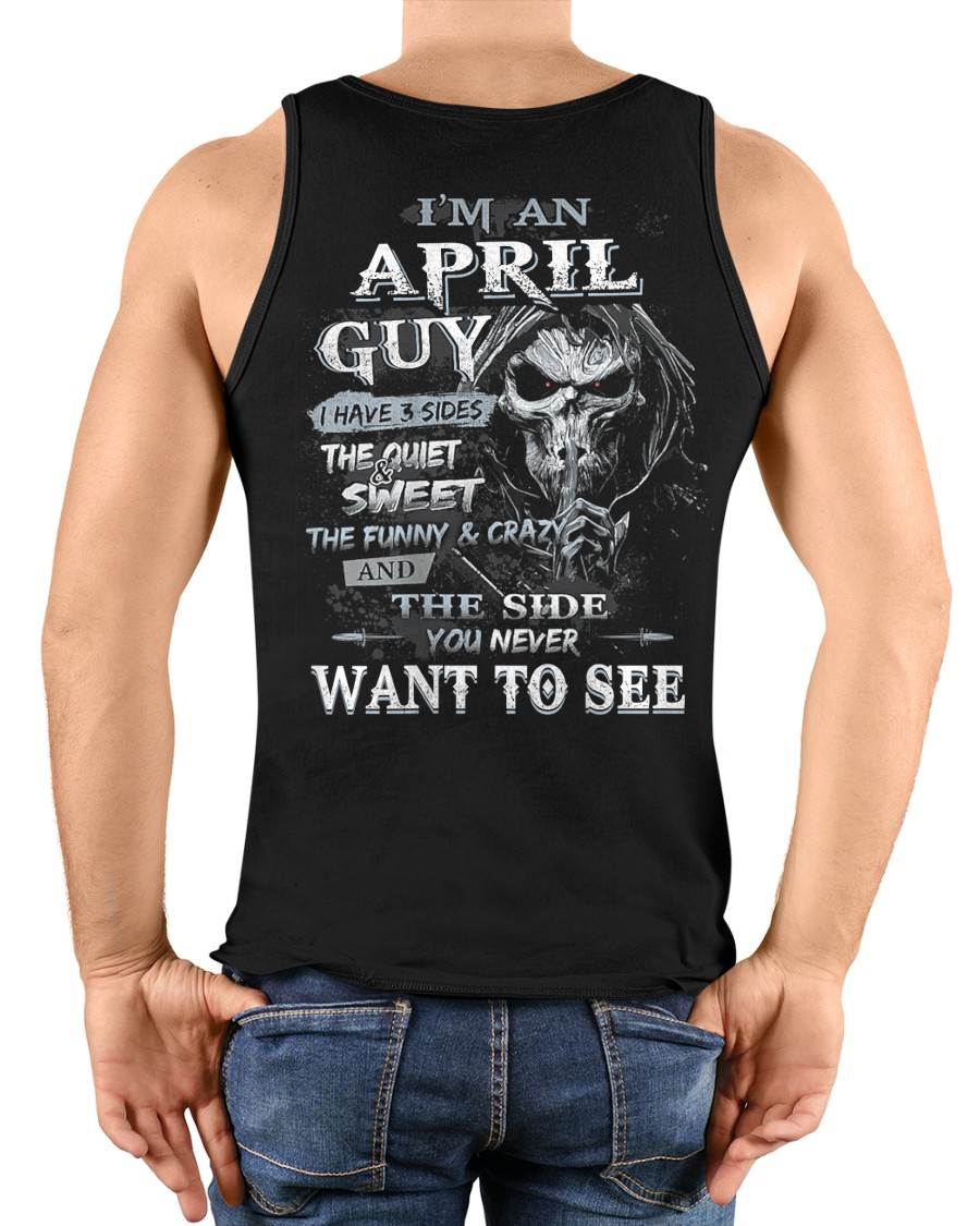 APRIL - I HAVE 3 SIDES THE QUIET & SWEET THE FUNNY & CRAZY - MAN TEE - NINA04 (SKU07-60-04)