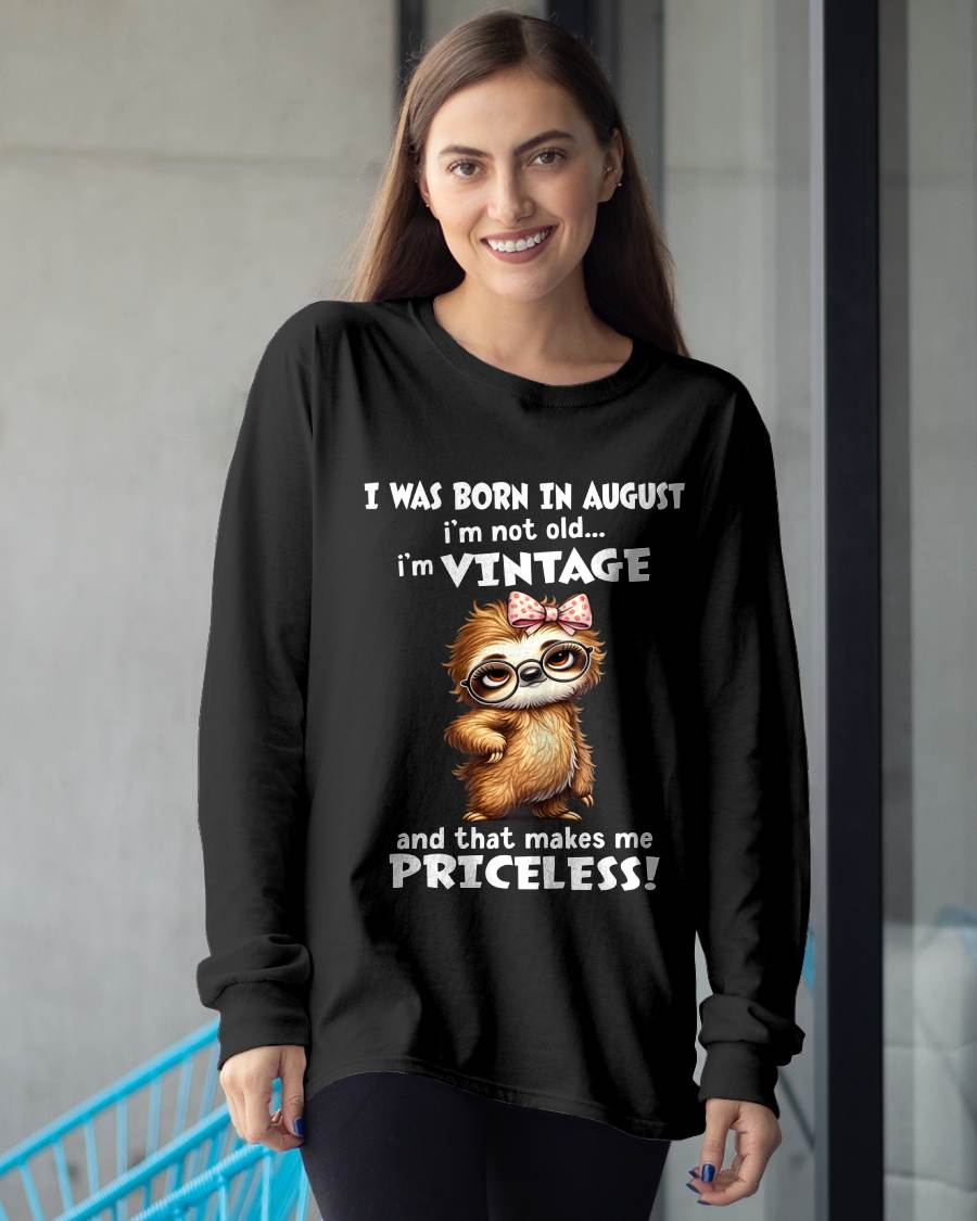 AUGUST - I'M NOT OLD I'M VINTAGE AND THAT MAKES ME PRICELESS - FMA - NINA08 (SKU2604-92-08)