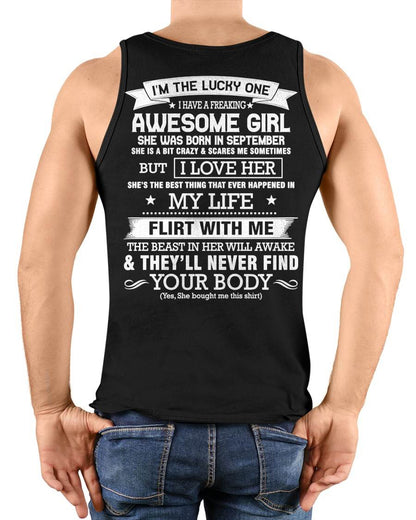 SEPTEMBER – SHE’S THE BEST THING THAT EVER HAPPENED IN MY LIFE - FROM WIFE - NINA09 (SKU26T-01280-09)