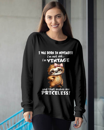 NOVEMBER - I'M NOT OLD I'M VINTAGE AND THAT MAKES ME PRICELESS - FMA - NINA11 (SKU2604-92-11)