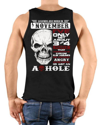 NOVEMBER – I’VE MET ABOUT 3 OR 4 PEOPLE WHO UNDERSTAND ME – MAN TEE - NINA11 (SKU10-16-11)