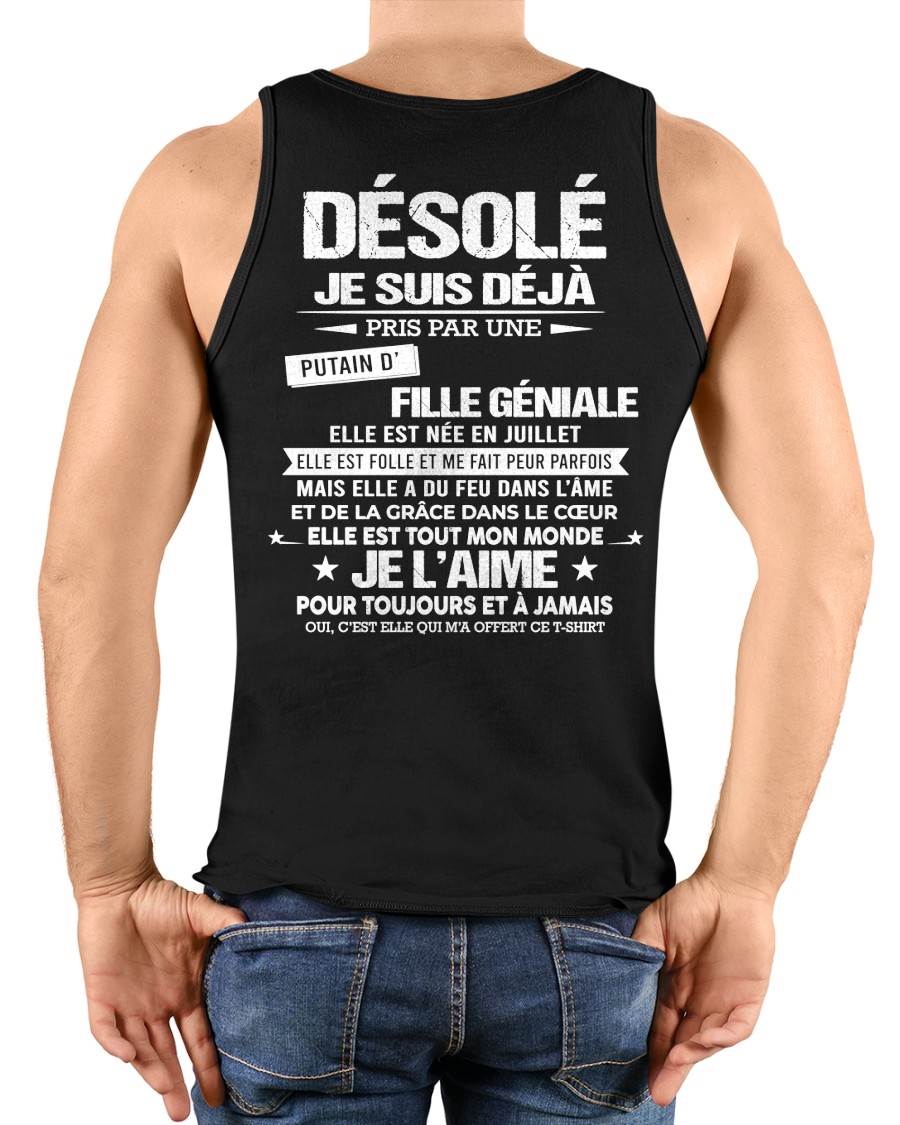 JUILLET – DÉSOLÉ, JE SUIS DÉJÀ PRIS PAR UNE FILLE VRAIMENT GÉNIALE – DE LA PART DE MA FEMME - FR07/ NINA07 (SKU26T-01140-07)