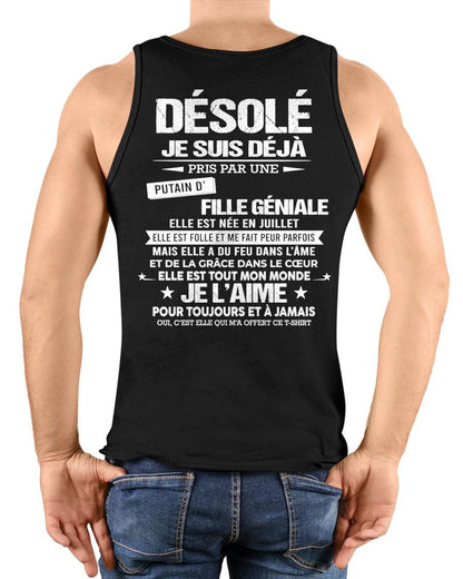 JUILLET – DÉSOLÉ, JE SUIS DÉJÀ PRIS PAR UNE FILLE VRAIMENT GÉNIALE – DE LA PART DE MA FEMME - FR07/ NINA07 (SKU26T-01140-07)