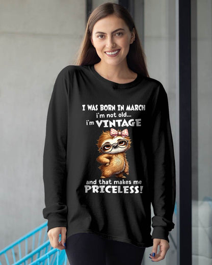 MARCH - I'M NOT OLD I'M VINTAGE AND THAT MAKES ME PRICELESS - FMA - NINA03 (SKU2604-92-03)