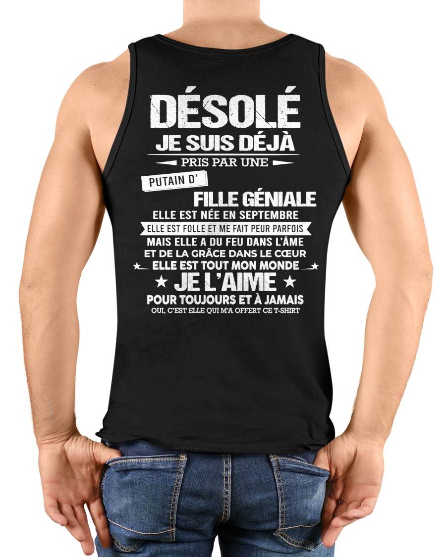 SEPTEMBRE – DÉSOLÉ, JE SUIS DÉJÀ PRIS PAR UNE FILLE VRAIMENT GÉNIALE – DE LA PART DE MA FEMME - FR09 / NINA09 (SKU26T-01140-09)