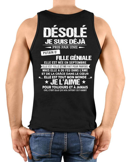 SEPTEMBRE – DÉSOLÉ, JE SUIS DÉJÀ PRIS PAR UNE FILLE VRAIMENT GÉNIALE – DE LA PART DE MA FEMME - FR09 / NINA09 (SKU26T-01140-09)