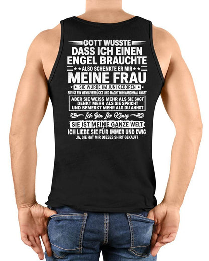 JUNI - Ich Bin Ihr König SIE IST MEINE GANZE WELT - Das perfekte Geschenk für deinen Freund - GER/NINA06 (SKU2605-397-06)