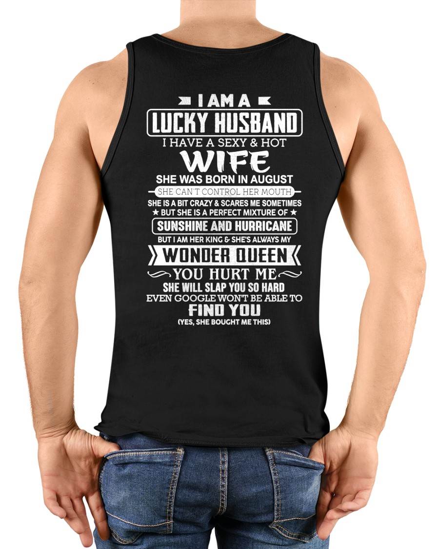 AUGUST - I AM A LUCKY HUSBAND I HAVE A SEXY & HOT WIFE  - FROM WIFE - NINA08 (SKU12-316-08)