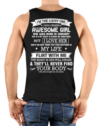 JANUARY – SHE’S THE BEST THING THAT EVER HAPPENED IN MY LIFE - FROM WIFE - NINA01 (SKU26T-01280-01)