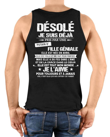 AVRIL – DÉSOLÉ, JE SUIS DÉJÀ PRIS PAR UNE FILLE VRAIMENT GÉNIALE – DE LA PART DE MA FEMME - FR04 / NINA04 (SKU26T-01140-04)