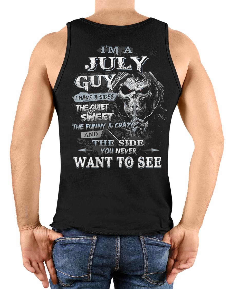 JULY - I HAVE 3 SIDES THE QUITE & SWEET THE FUNNY & CRAZY - MAN TEE - NINA07 (SKU07-60-07)