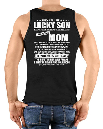 THEY CALL ME A LUCKY SON - Gift For Son From Mom - NINA00 (SKU2610-444-00)