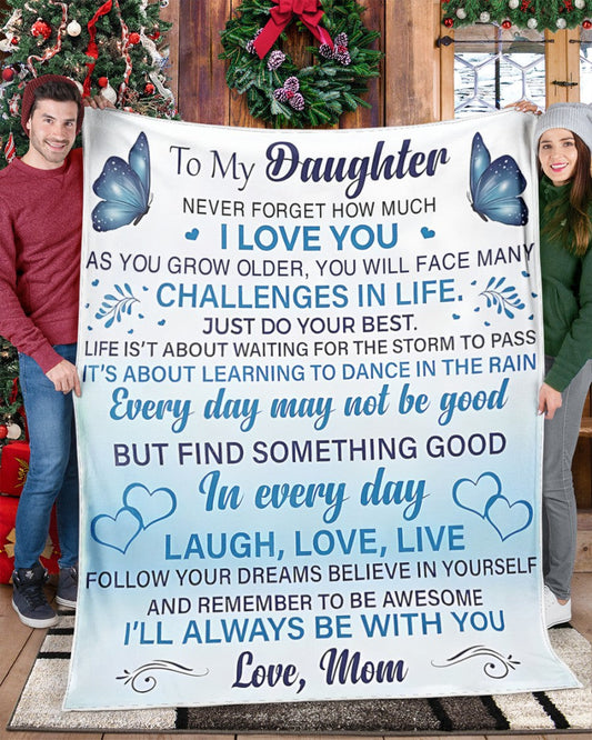 Special Gift For Your Daughter Blanket - From Mom (SKUB07-30)