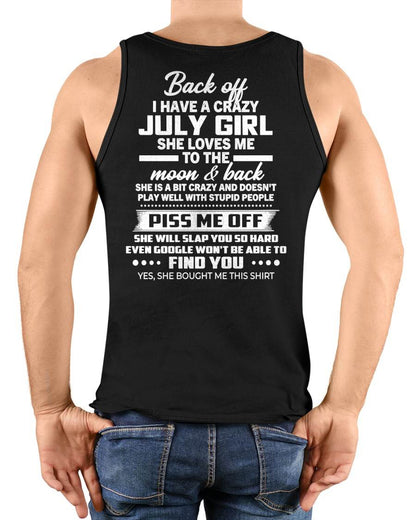 JULY - PISS ME OFF SHE WILL SLAP YOU SO HARD EVEN GOOGLE WON'T BE ABLE TO FIND YOU - FROM WIFE - NINA07 (SKU2603-18-07)