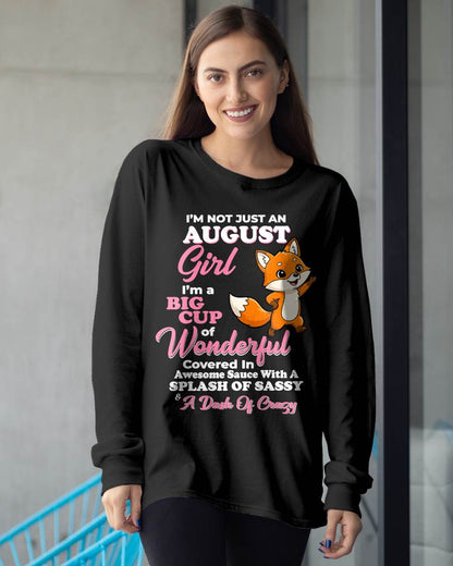 AUGUST - I'M A BIG CUP OF WONDERFUL COVERED IN AWESOME - FMA - NINA08 (SKU2603-244-08