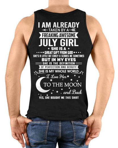 JULY - SHE IS MY WHOLE WORLD I LOVE HER TO THE MOON AND BACK - FROM WIFE - NINA07 (SKU2602-71-07)