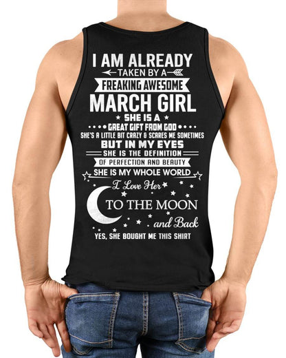 MARCH - SHE IS MY WHOLE WORLD I LOVE HER TO THE MOON AND BACK - FROM WIFE - NINA03 (SKU2602-71-03)