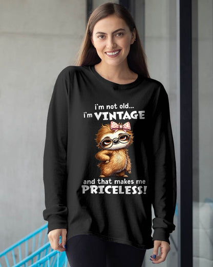 I'M NOT OLD I'M VINTAGE AND THAT MAKES ME PRICELESS - FMA - NINA00 (SKU2604-92-00)