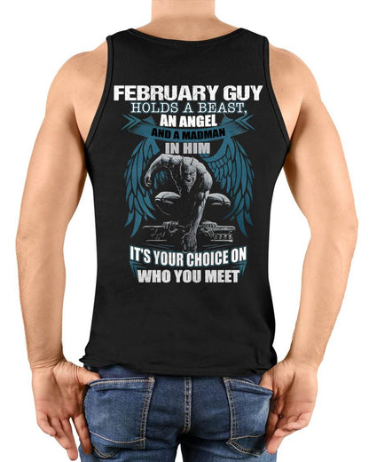 FEBRUARY - IT'S YOUR CHOICE ON WHO YOU MEET - MAN TEE - NINA02 (SKU26T-01-47-02)